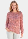 Effektvoller locker gestrickter Bändchengarnpullover thumbnail 1
