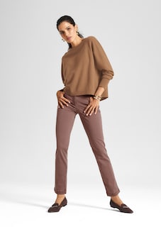 Kurzer Oversize-Pullover mit Kaschmir thumbnail 7