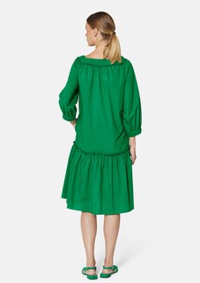 Dress with 3/4 sleeves and flounce thumbnail 3