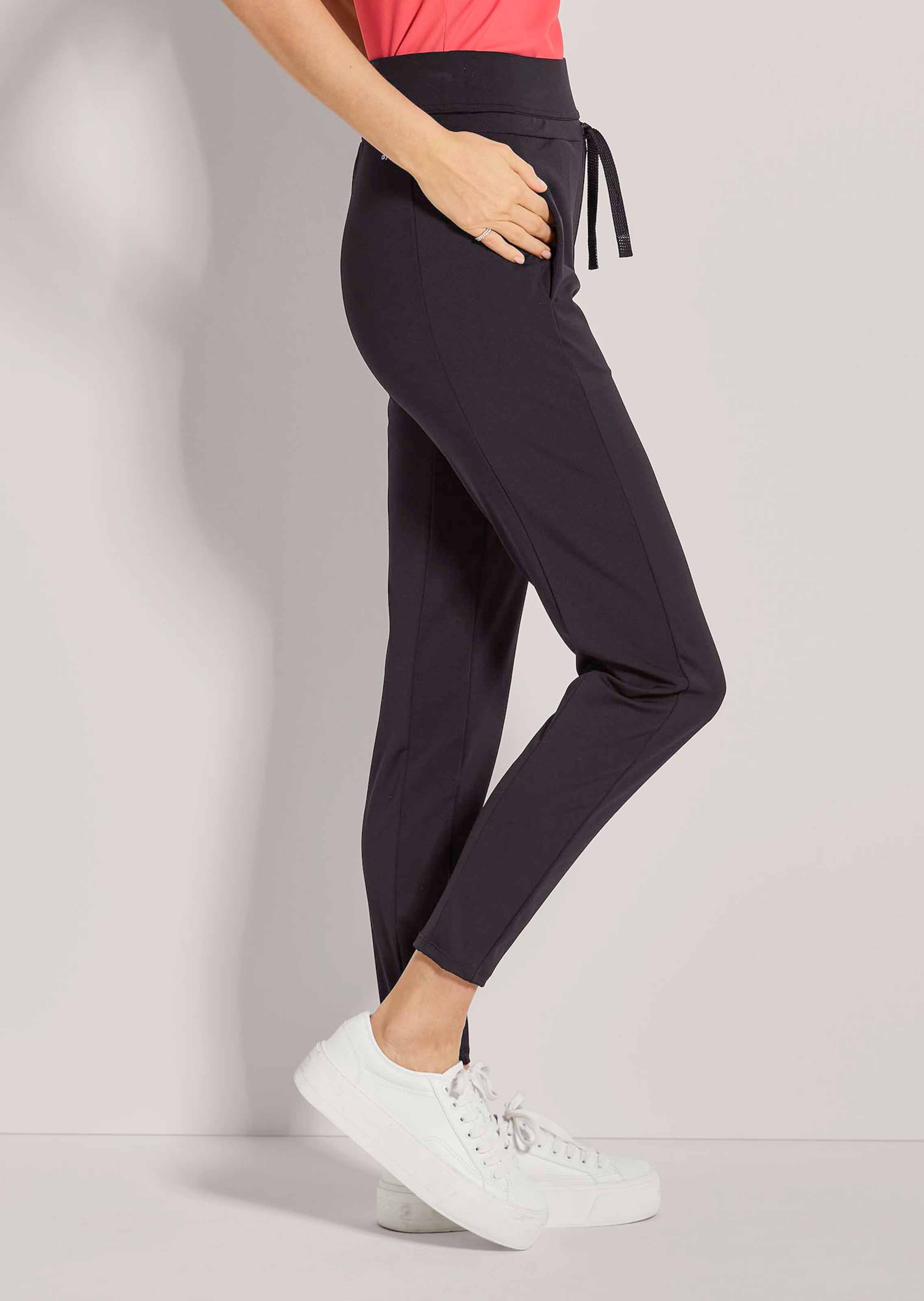 Dames - Stretch Sportbroek Alice - Zwart - Nederland