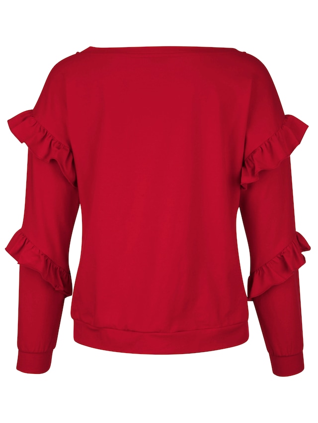 Sweatshirt mit Rüschen 5