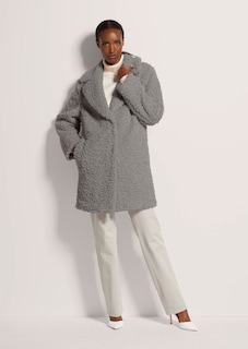 Teddy-Mantel mit Reverskragen thumbnail 2