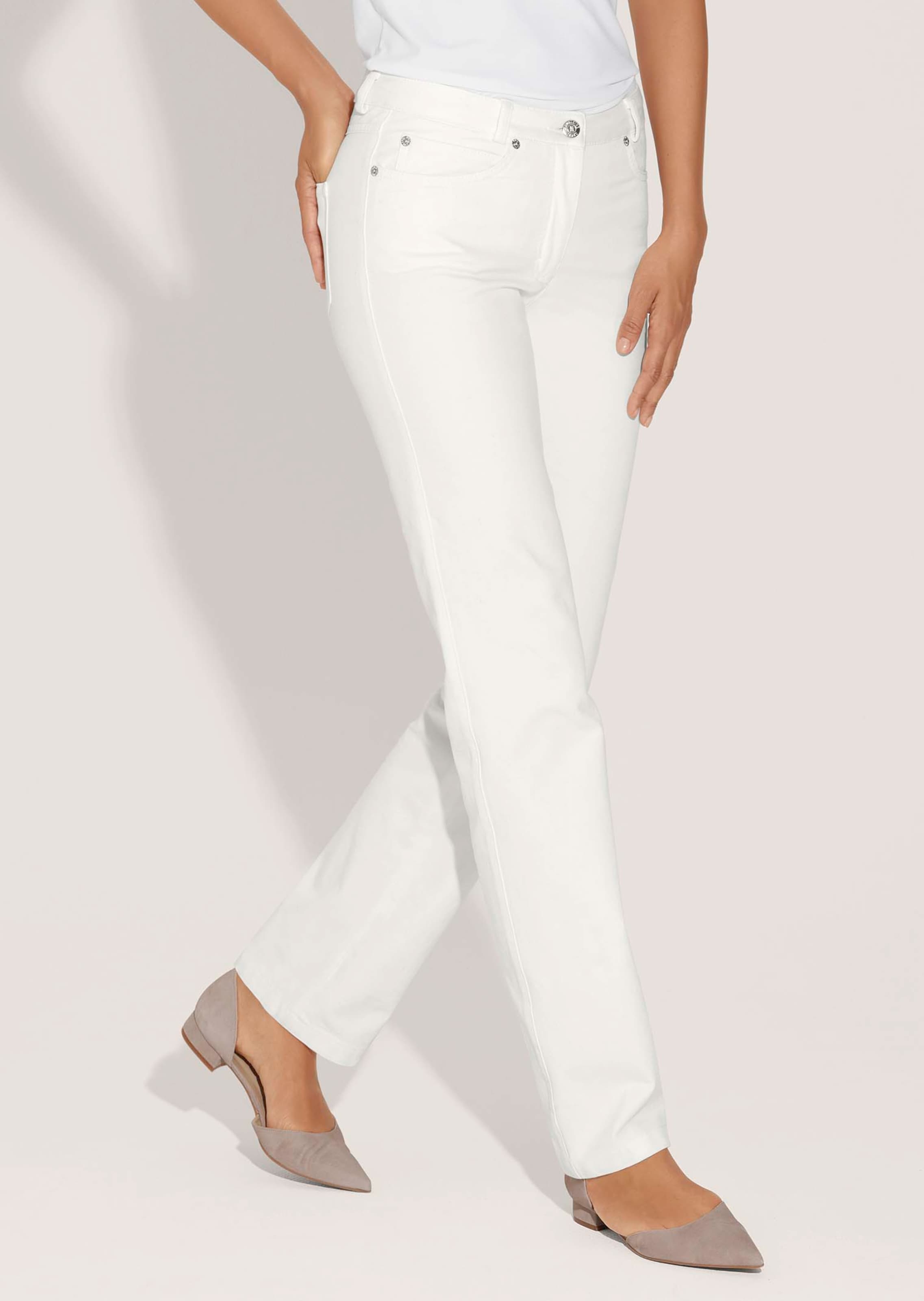 M-jeans in recht model met logo-borduursel
