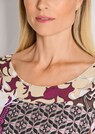 Bluse mit Blumenprint und Bordüre thumbnail 5