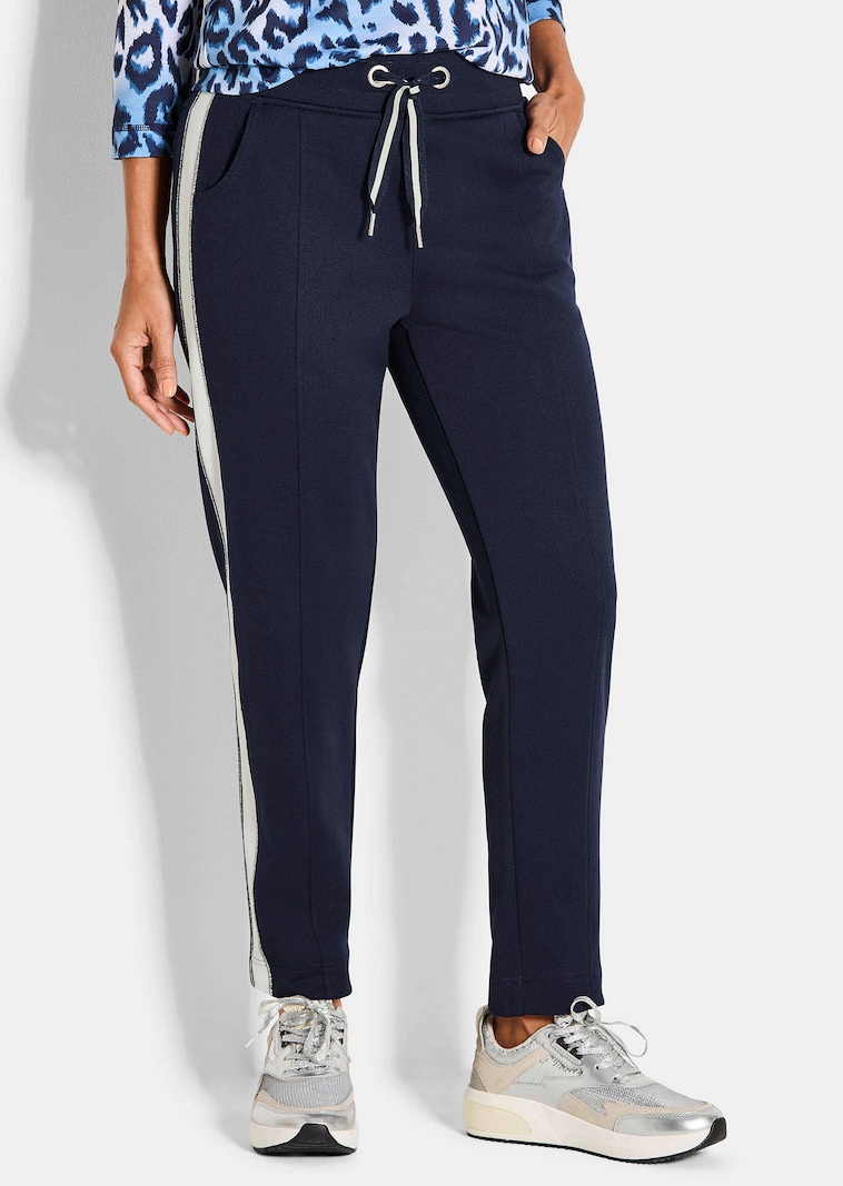 Freizeithose mit Galonstreifen
