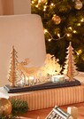 Theelichthouder Kerstman met rendier thumbnail 1