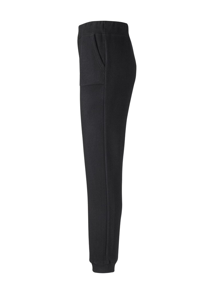 Bequeme Flausch-Freizeithose mit Bündchen