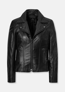 Lederjacke mit Schößchen thumbnail 6