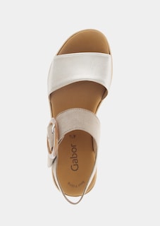 Plateausandalen van echt leer thumbnail 2