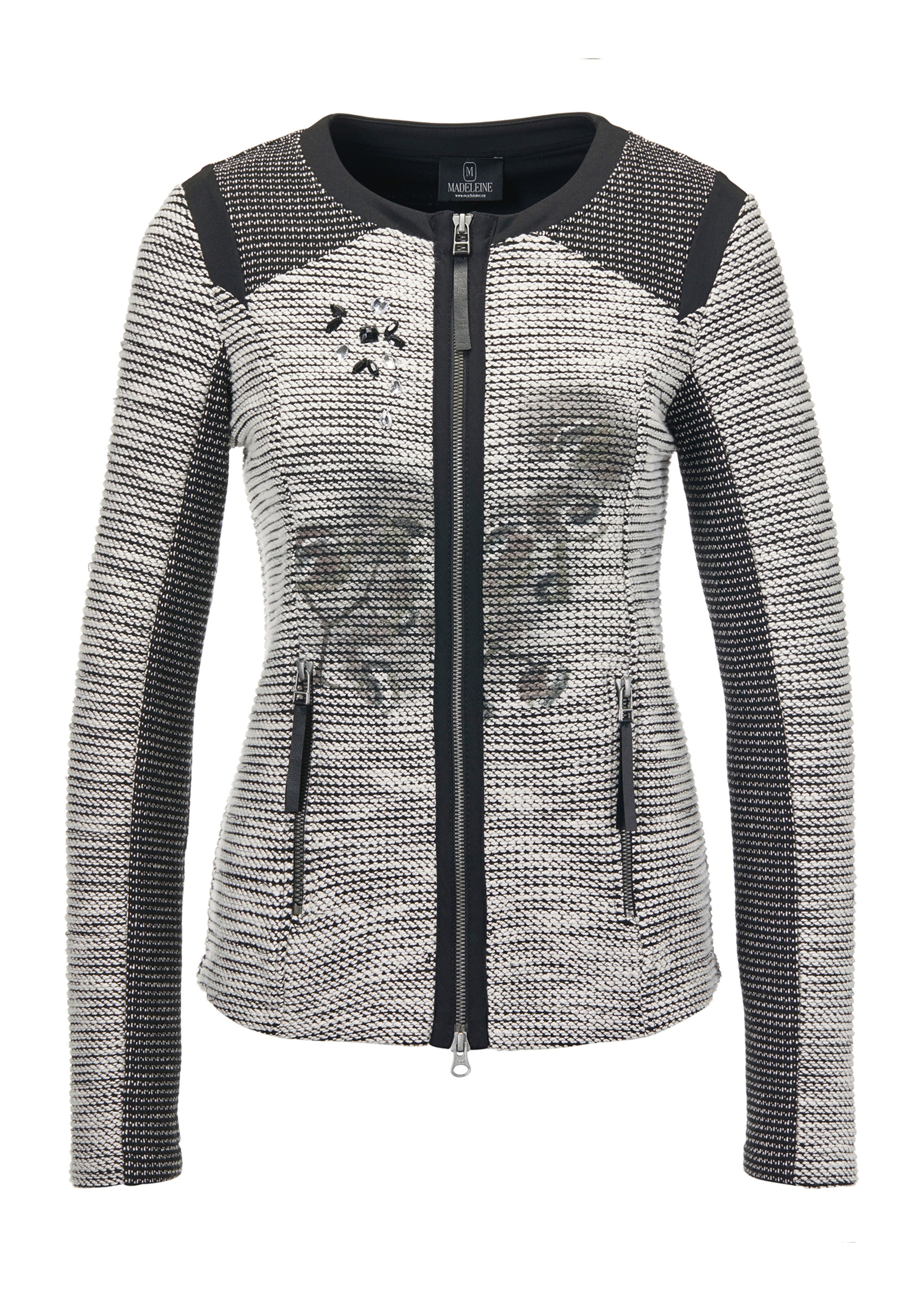 Schmaler Blazer mit vielen Details