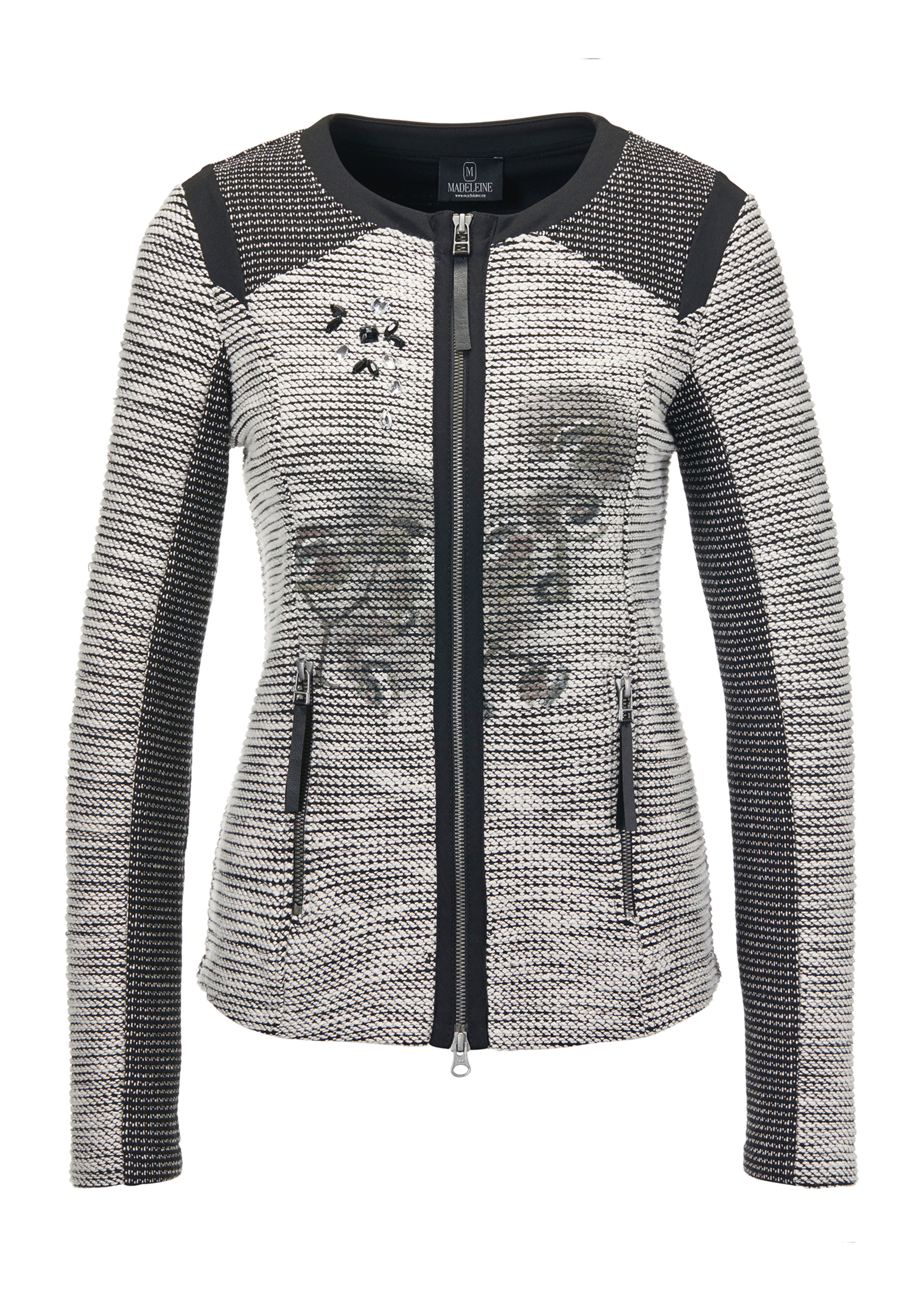 Schmaler Blazer mit vielen Details