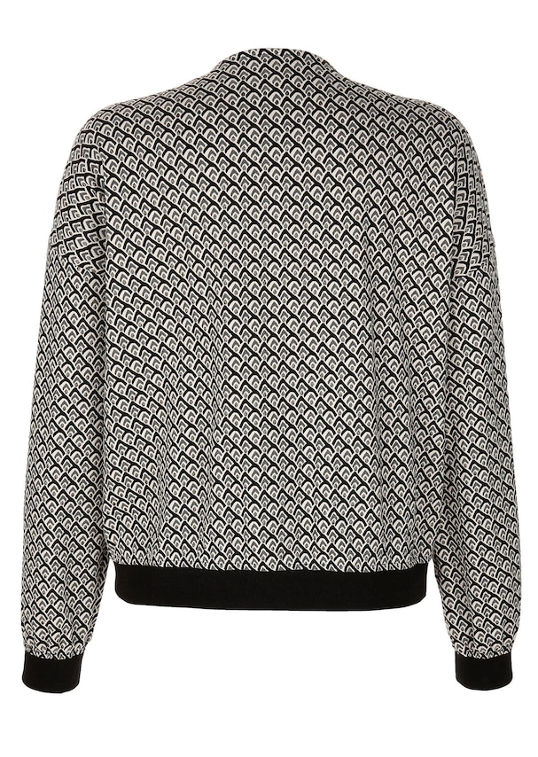 Jacke mit grafischen Allover-Print 5