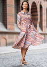 Kleid mit diagonalen Streifen thumbnail 7