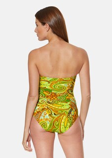 Féraud – Bandeau-Badeanzug mit Paisleyprint thumbnail 3
