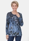Langarmshirt mit bunten Glitzersteinen thumbnail 1