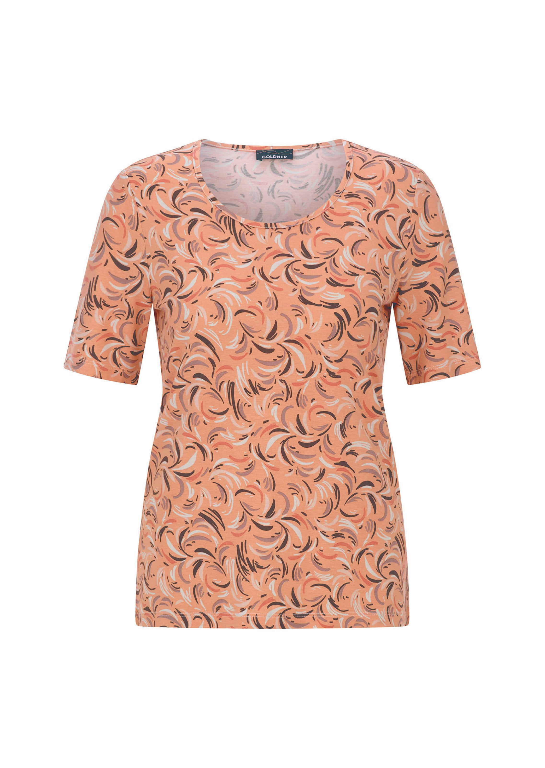 Viskoseshirt mit frischem All-over-Print