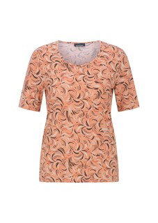 T-shirt en viscose avec un imprimé all-over frais thumbnail 6