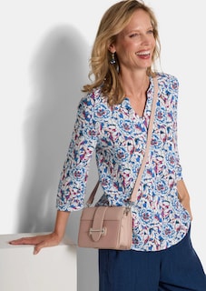 Viskose-Bluse mit Blumenmuster thumbnail 4