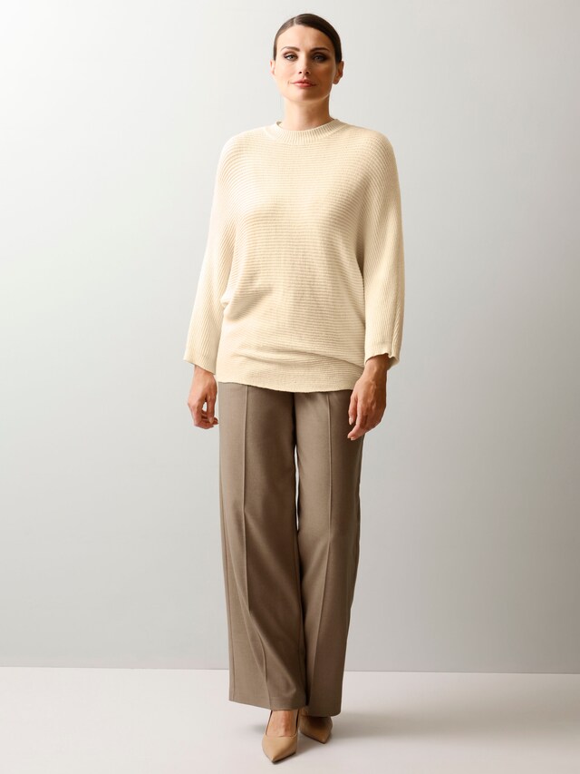 Pullover mit weiten Fledermausärmeln 1