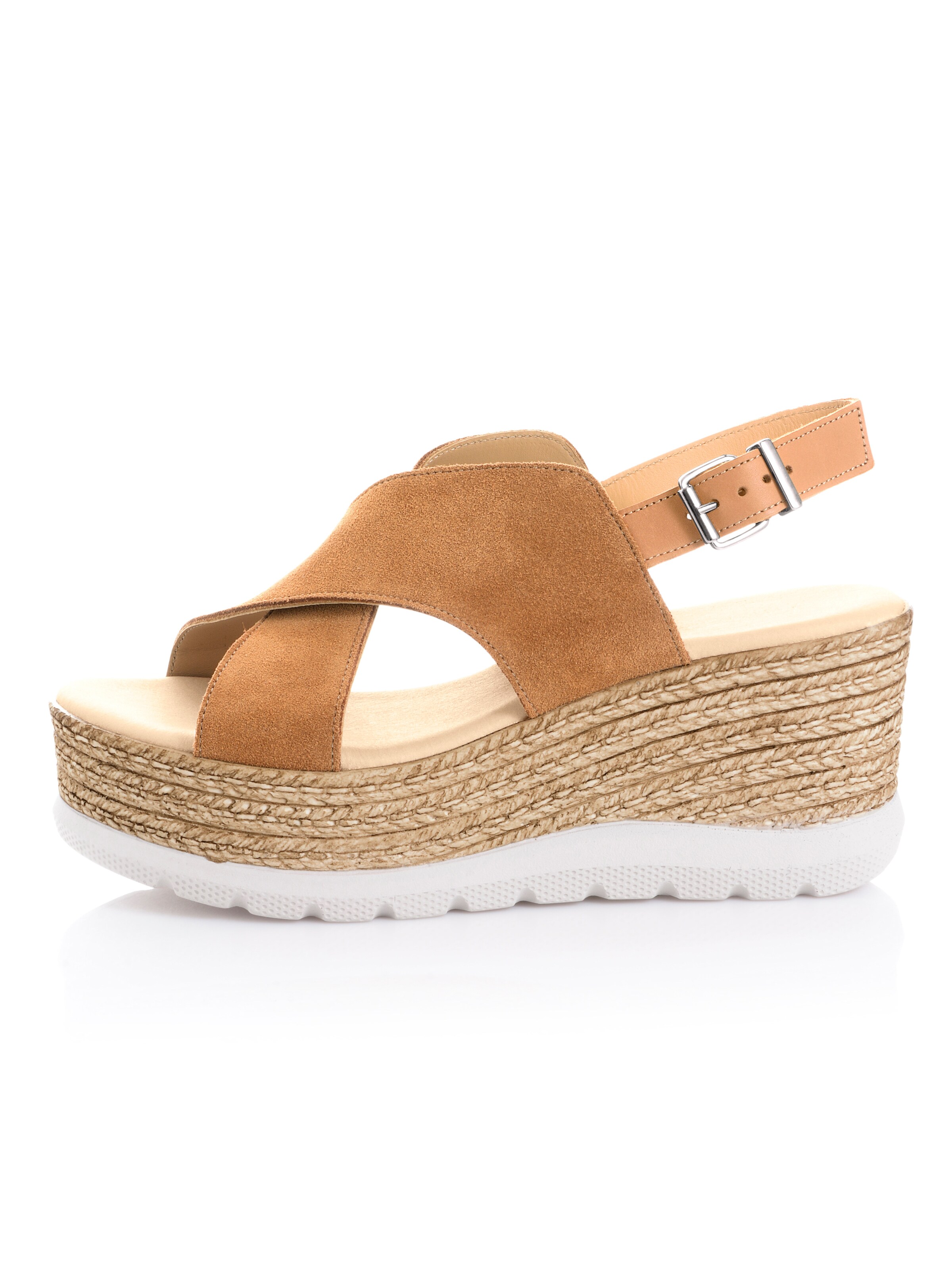 Sandalette aus Rindsvelousleder 3