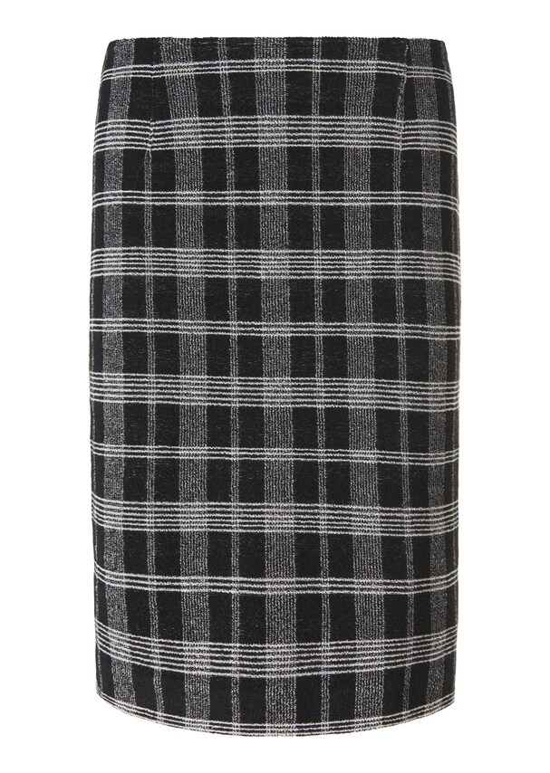 Pencil skirt with classic checked pattern 5