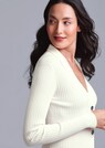 Schlichte Strickjacke in Long-Form thumbnail 7