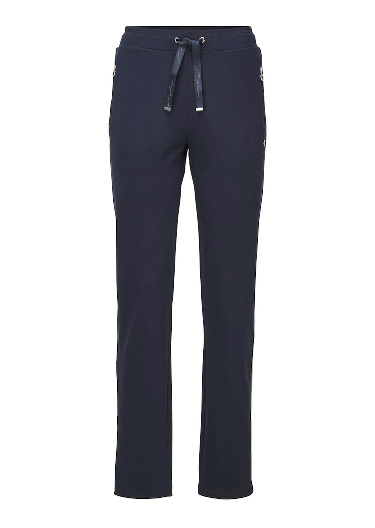 Vrijetijdsbroek met glanzende strepen