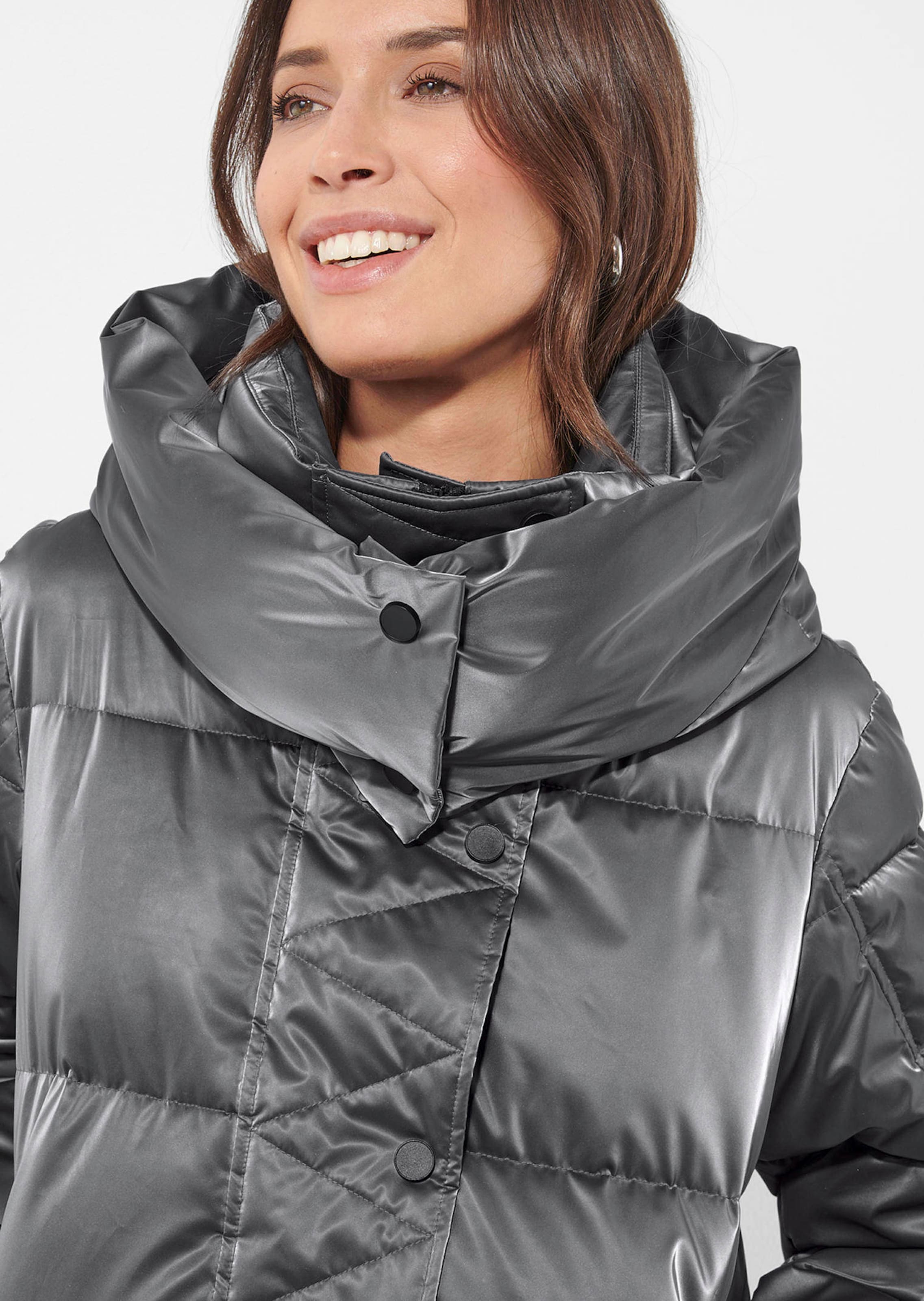 Icepeak Daunenjacke Damen Blau GlÃ¤nzend Ski Winterjacke