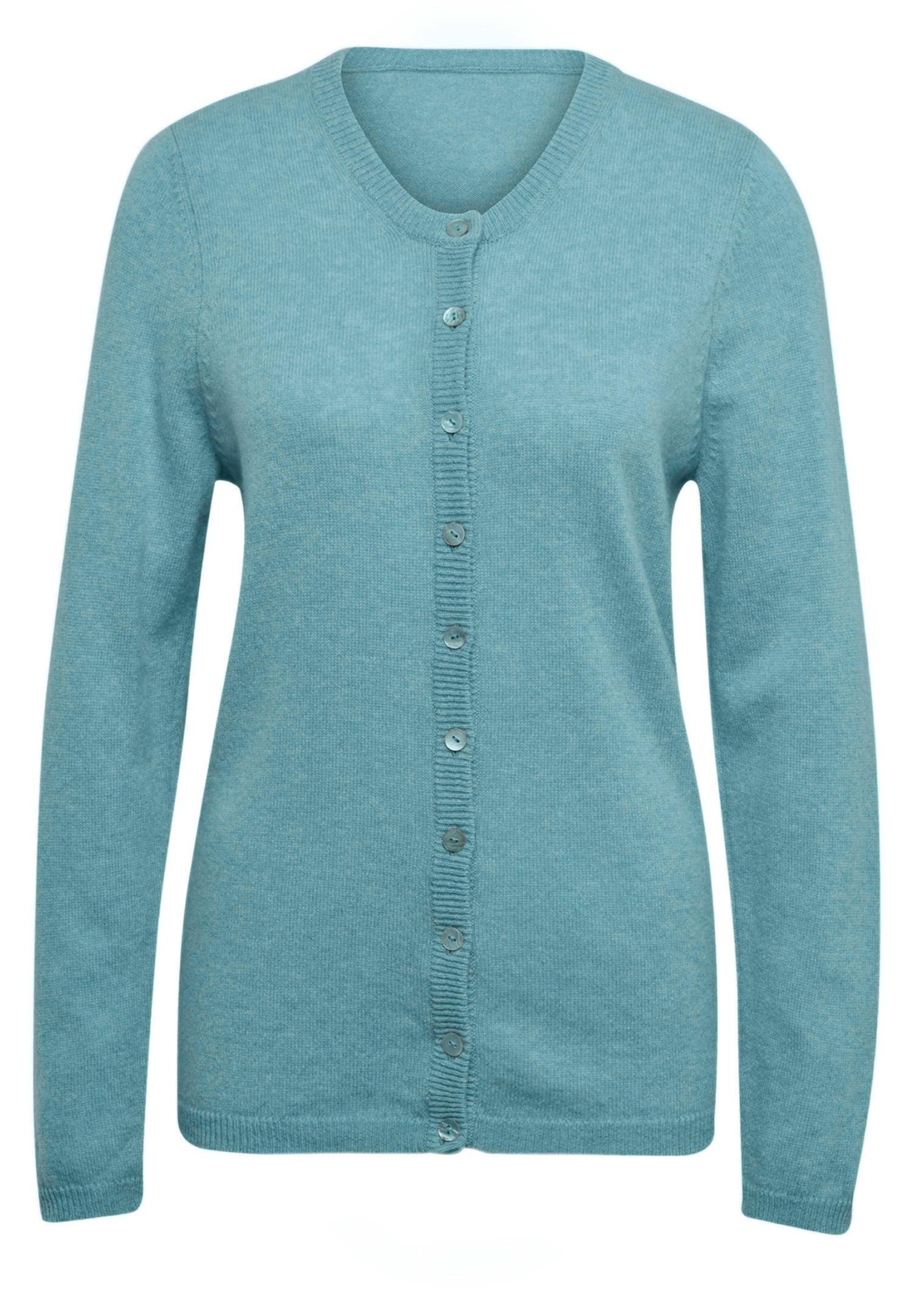 Cardigan en cachemire - vert menthe - Gr. 56 de Goldner Fashion