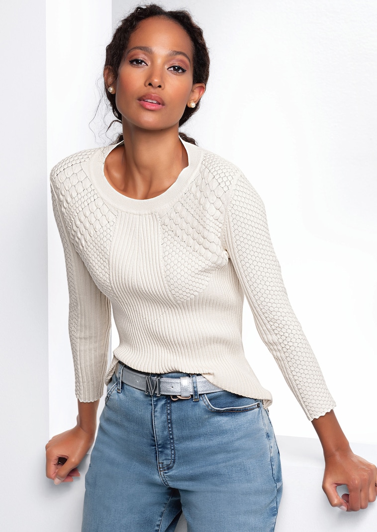 Rippstrickpullover