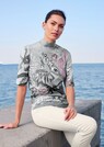 Printed turtleneck shirt thumbnail 1