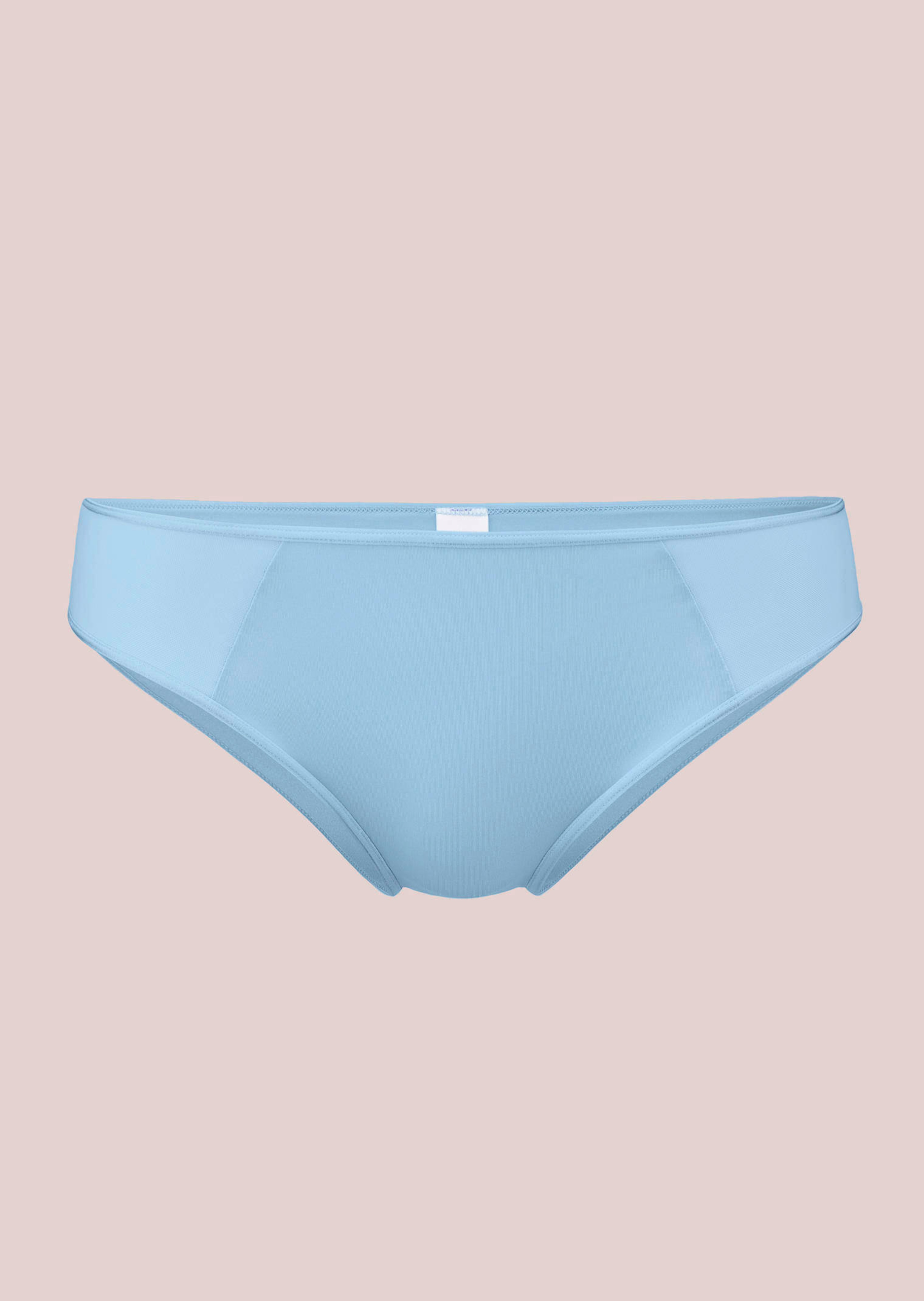 Slip taille basse en microfibre brillant