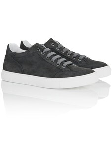 Schnürsneaker aus softem Veloursleder thumbnail 1