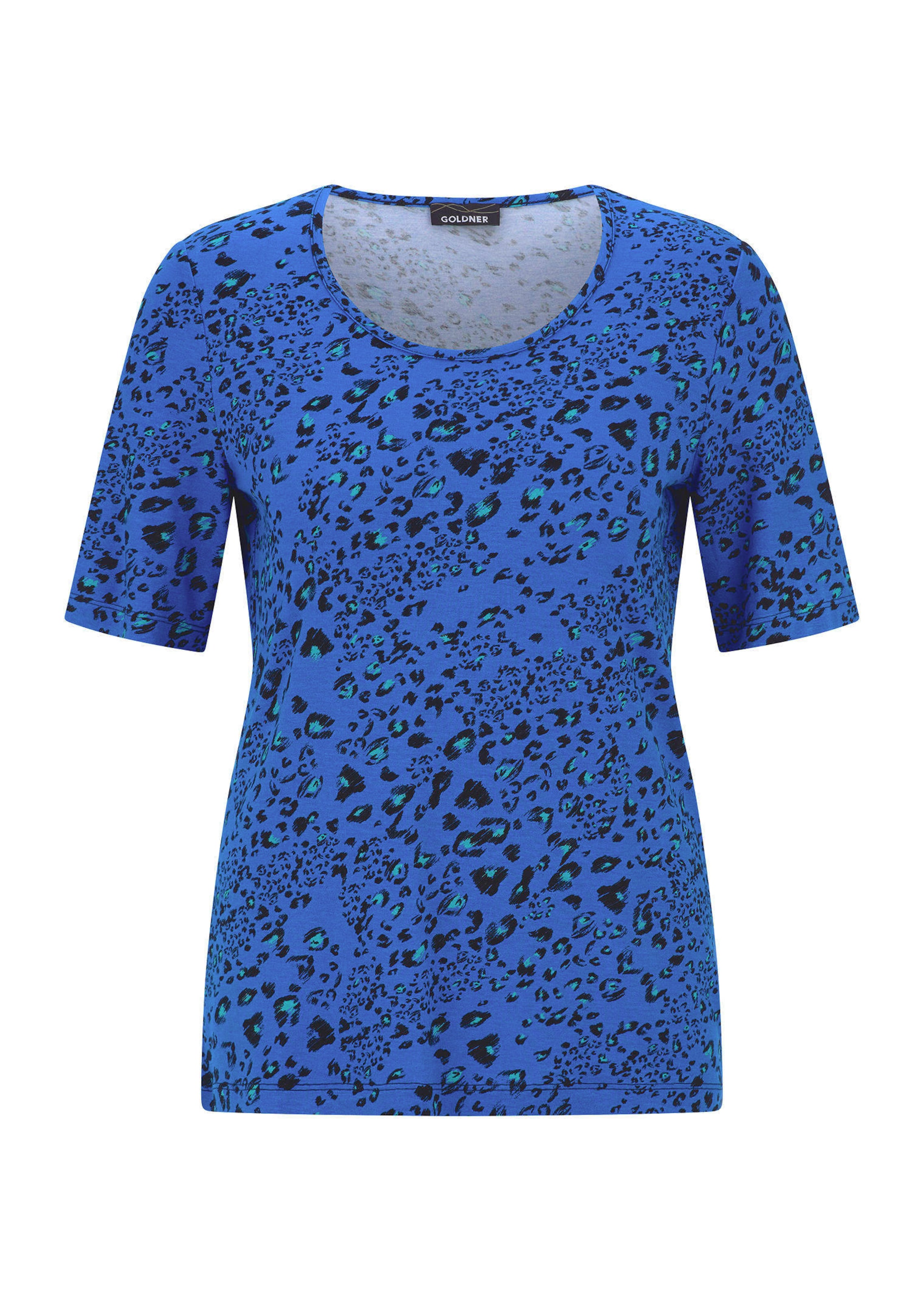 Viskoseshirt im Leo Look