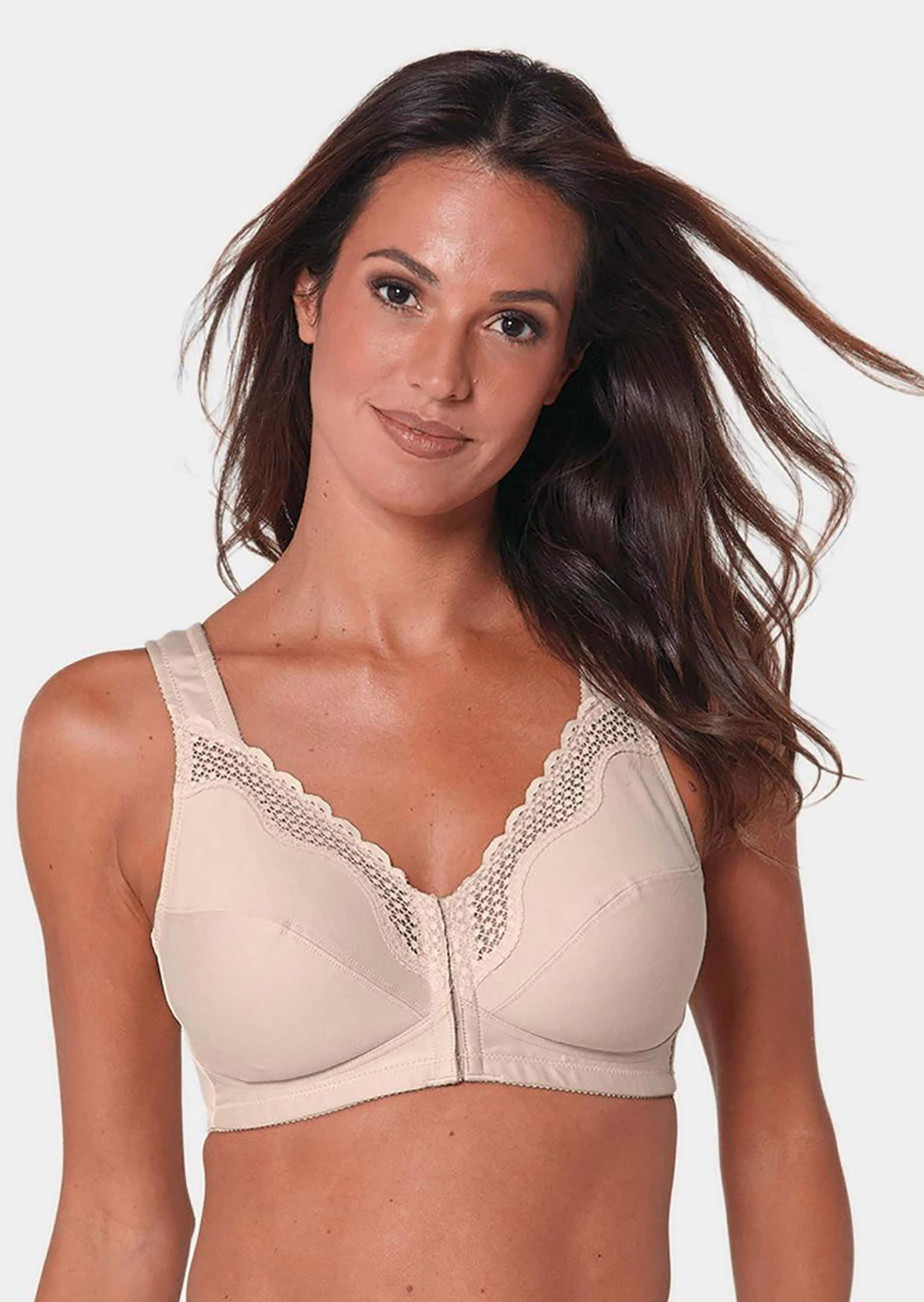 Soutien-gorge en coton avec fermeture à l'avant