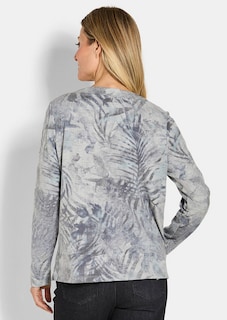 Sweatshirt in Metallic-Optik thumbnail 3