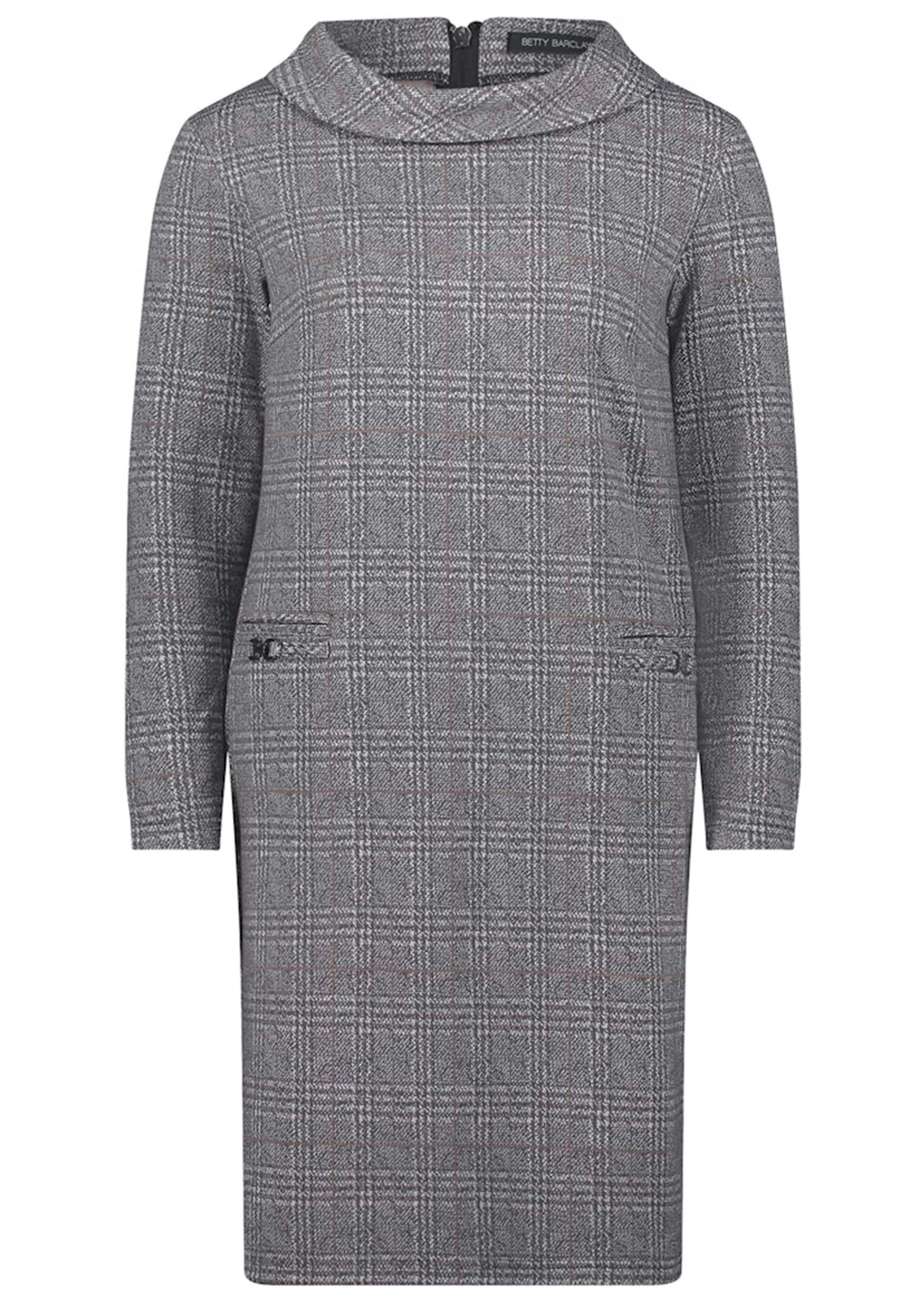 Robe en jersey en tissu jacquard à carreaux