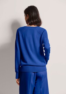 Kaschmir-Pullover mit Rippdetails thumbnail 3