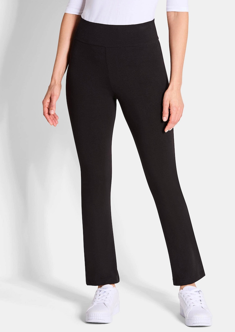 Leggings im Doppelpack mit ausgestelltem Bein