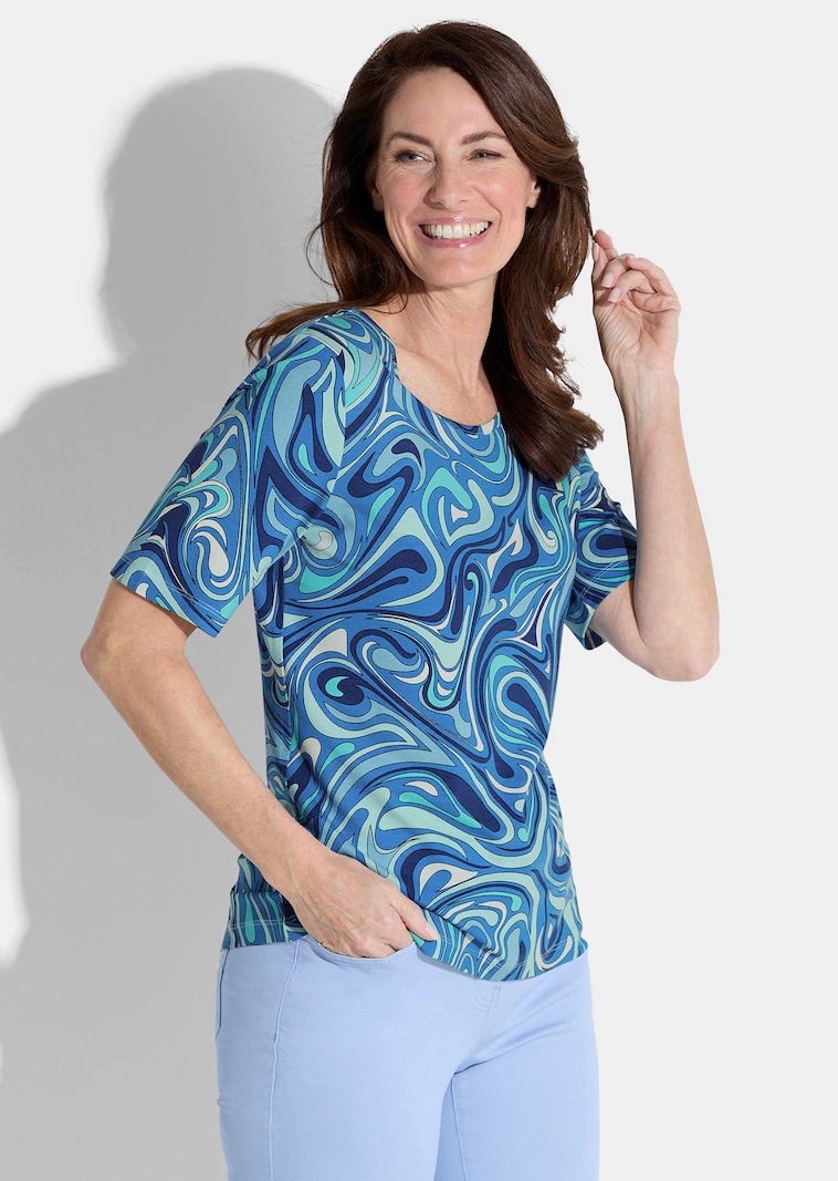 Druckshirt aus Baumwoll-Jersey