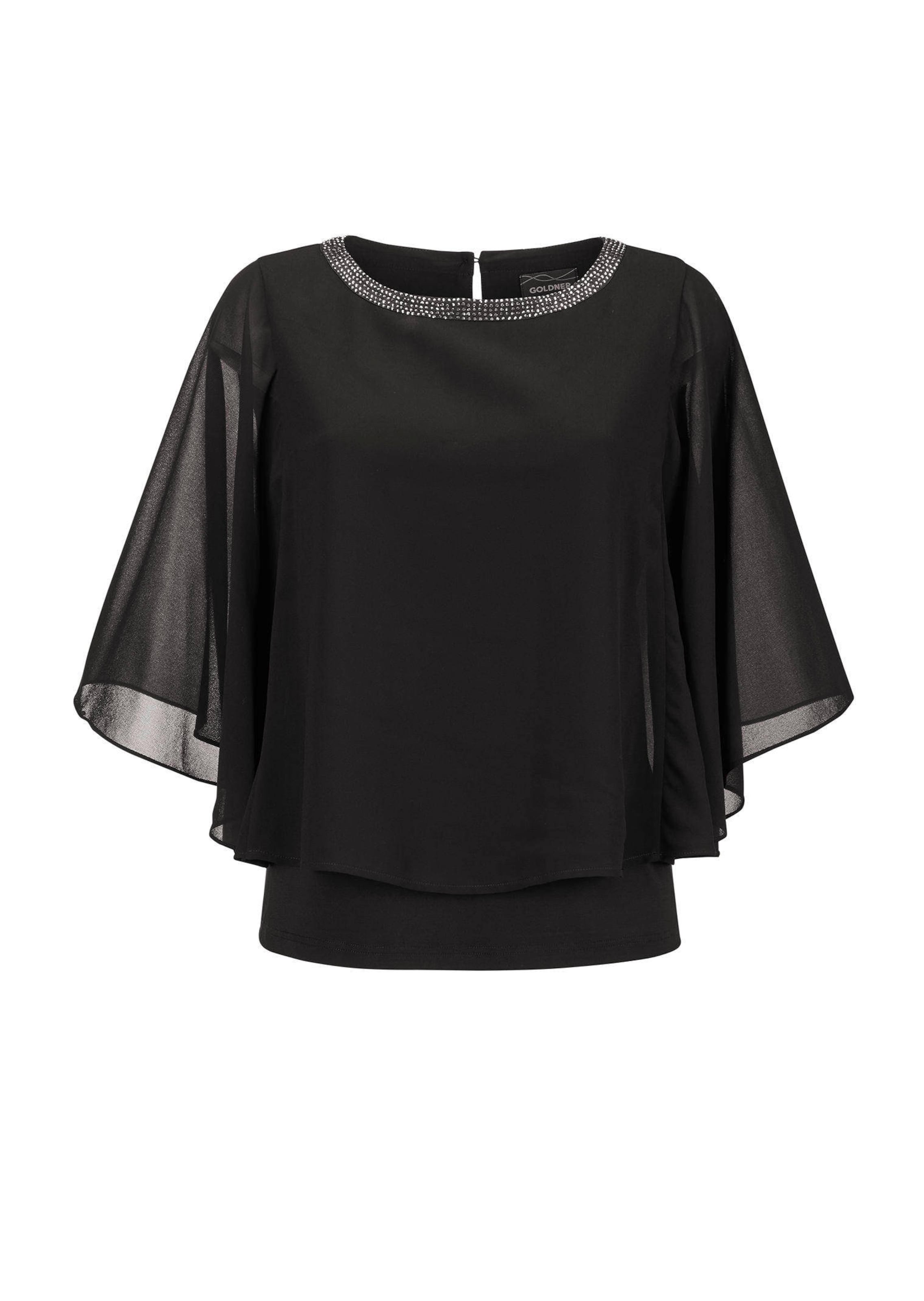 Blouseshirt met wijde chiffonmouwen