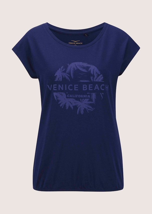 Bequemes Sportshirt mit vorderseitigem Print 5