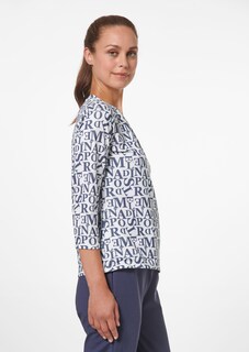 Shirt mit 3/4-Ärmel und Letterprint thumbnail 4