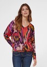 Kimono-Pullover mit Unikat-Print thumbnail 1