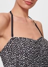 Bandeau-Badeanzug mit Retroprint thumbnail 4