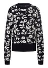 Pull jacquard à motif fleuri thumbnail 6