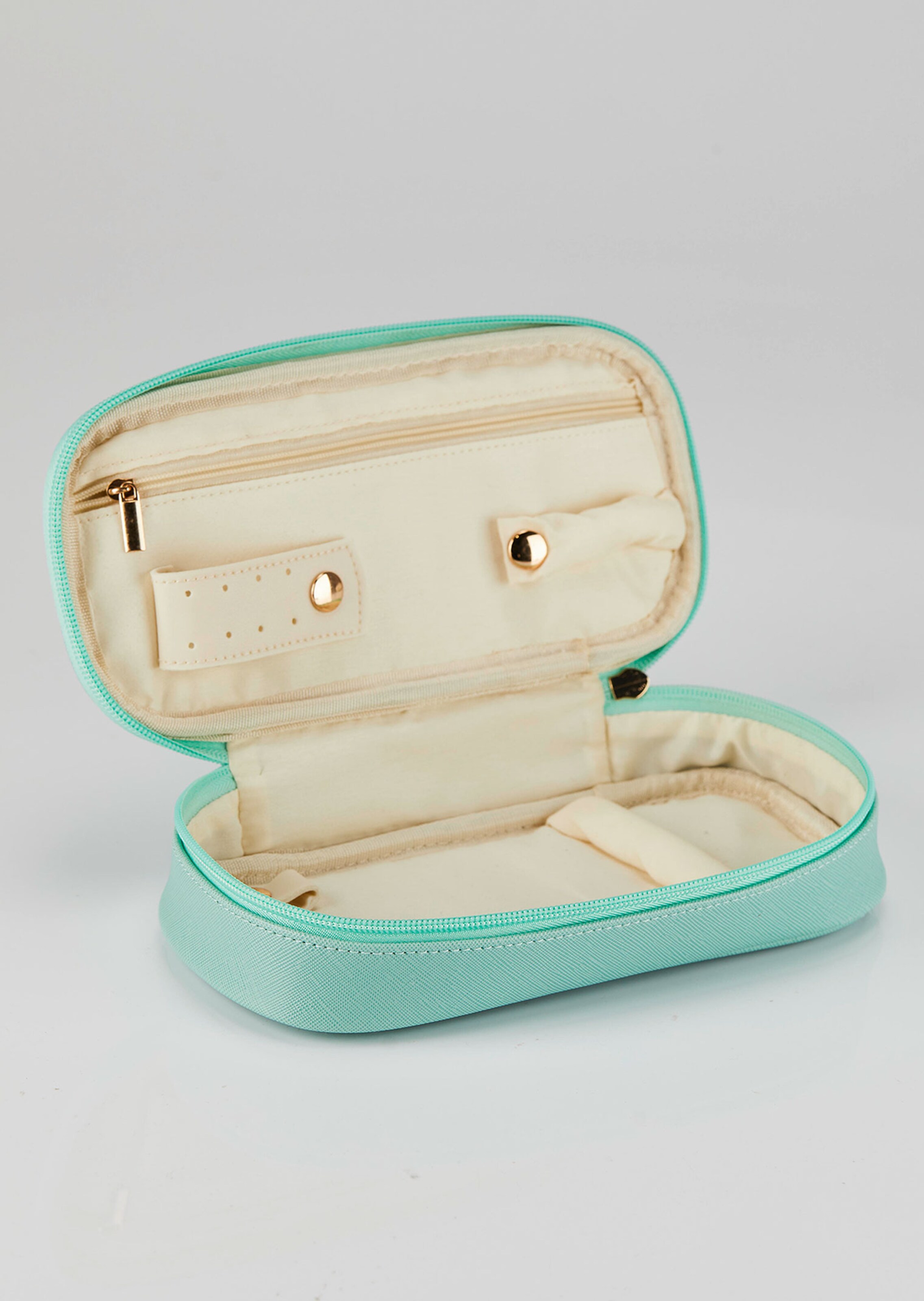 Pochette à bijoux - vert menthe / couleur or - Gr. 0 de Goldner Fashion