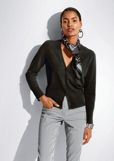 Strickjacke aus Viskose-Stretch thumbnail 7