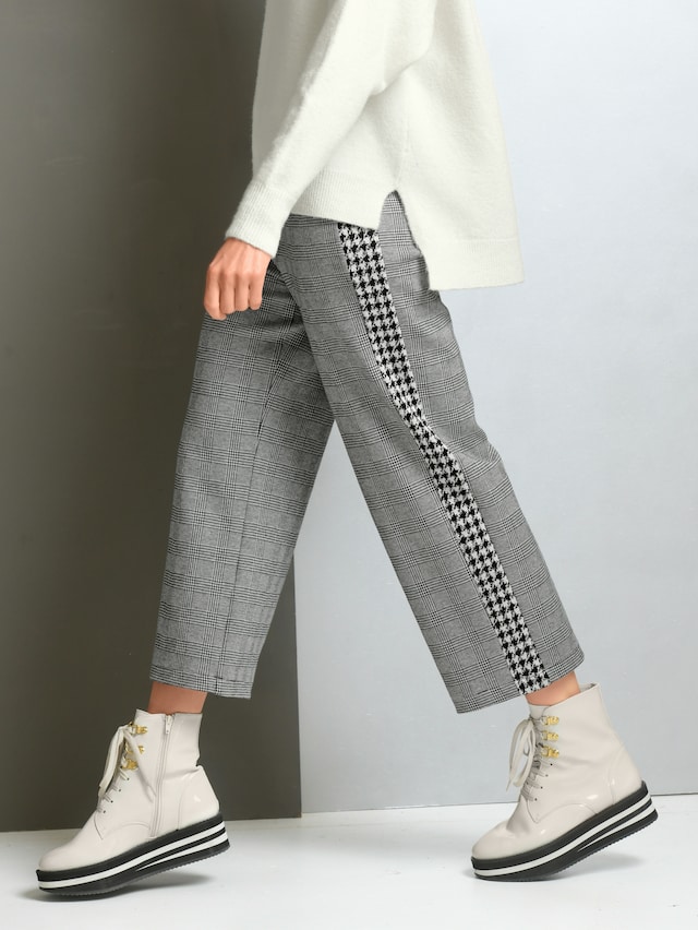Culotte in angesagtem Karomuster 1