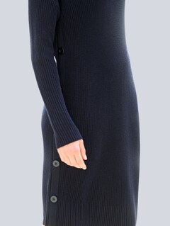 Strickkleid mit dekorativen Knöpfen thumbnail 1